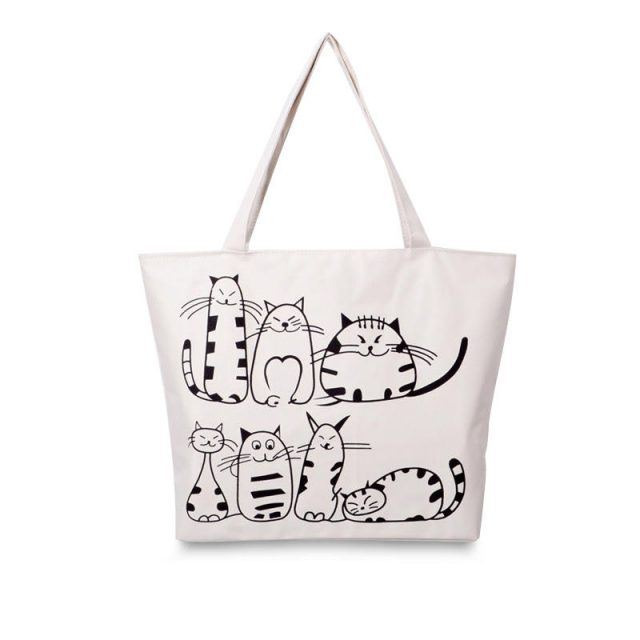 Tote Bags With Cats On Them For Casual Used Tote Bags With Cats On Them For Casual Used
